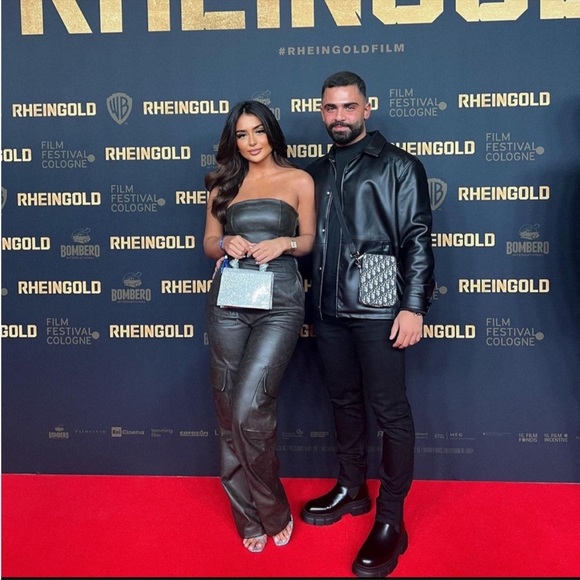 Zara FAUX LEATHER LONG JUMPSUIT - Picture 3 of 8